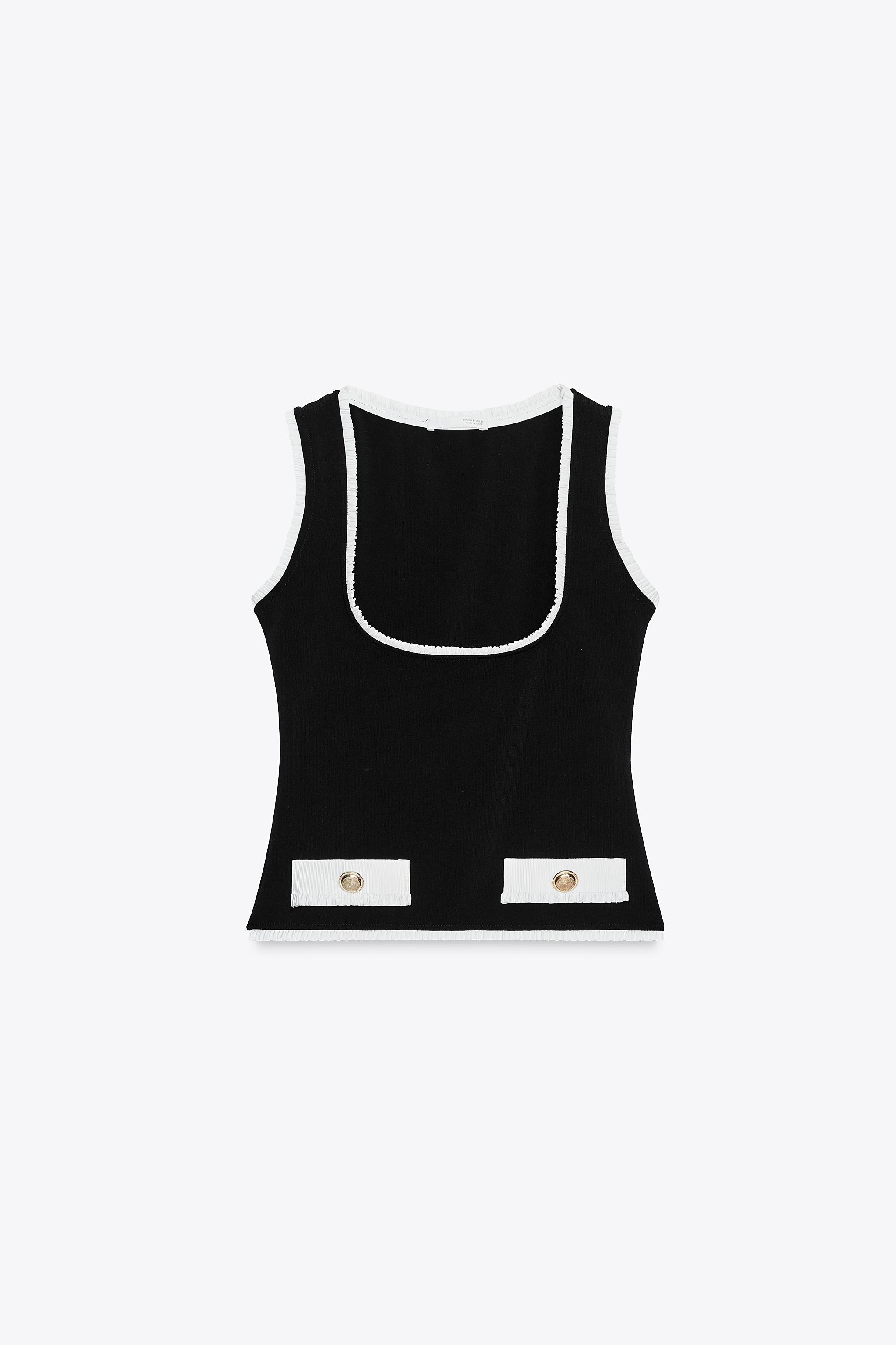 STRETCH CONTOURING VEST TOP